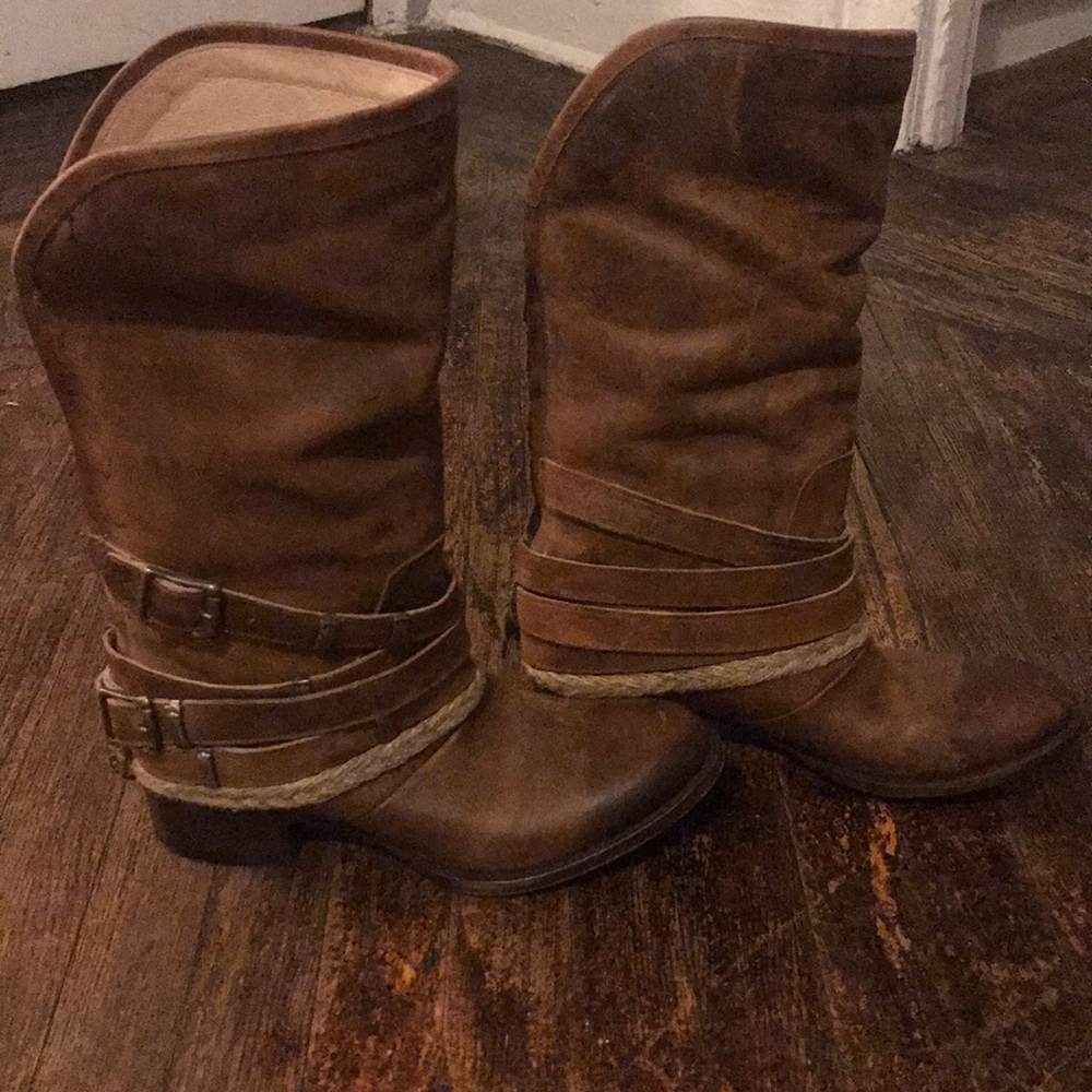 Freebird Free people leather boho boots